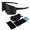 Running Goggles Half Frame UV400 Windproof Anti-Glare High-Definition for Marathon Mountaineering Outdoor Sports
