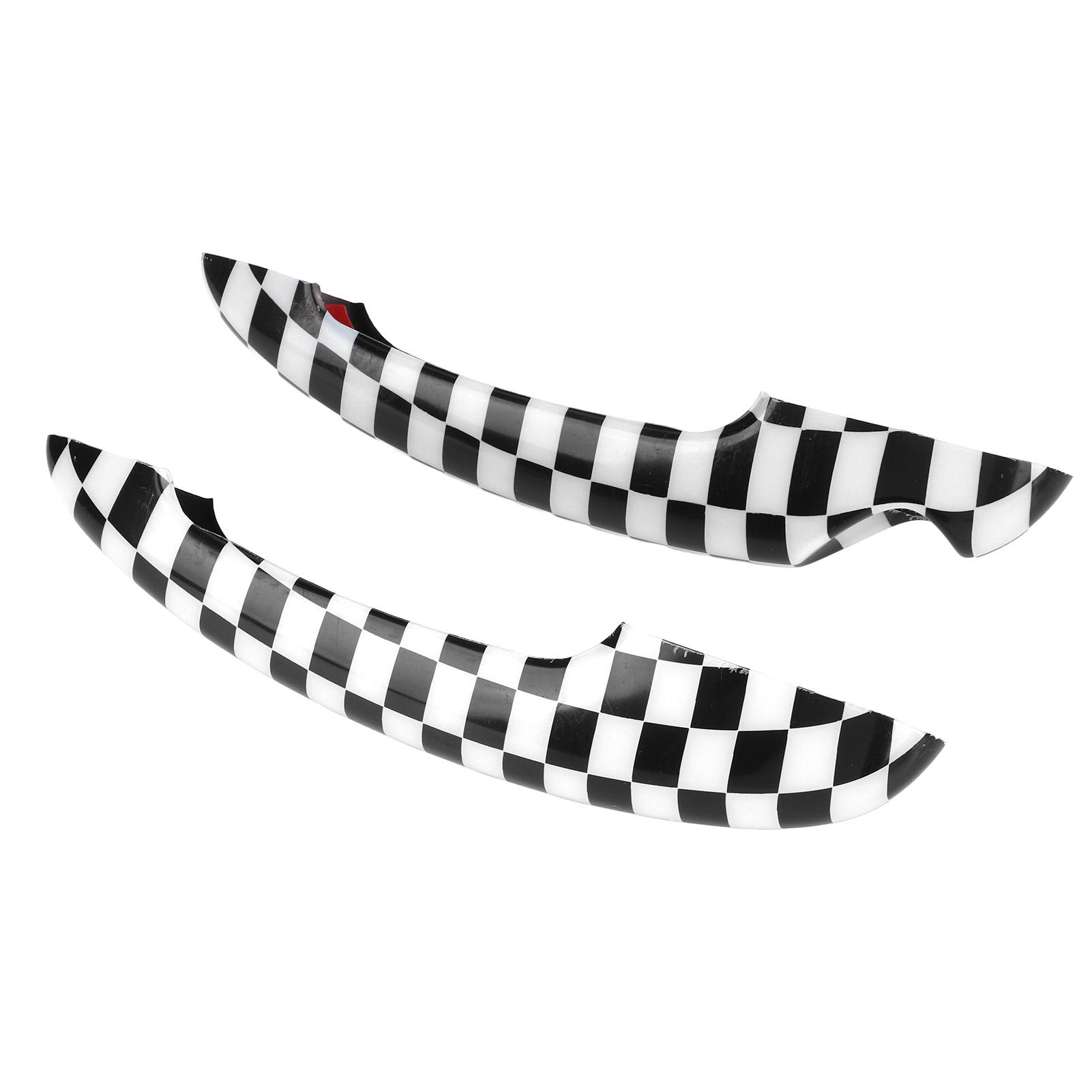 1 Pair Car Door Handle Sticker Cover Trim Exterior Accessories With Keyhole Replacement for R50 R52 R53