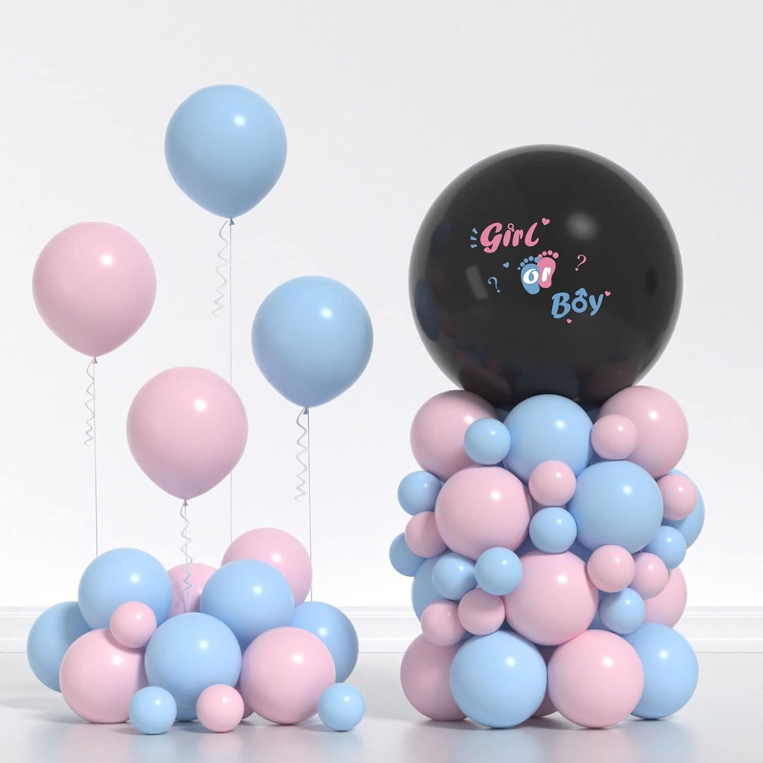 36 Inch Sex Reveal Oy Or Girl Blue Pink Balloon Set L Boy Girl Sex Reveal Party Balloon Sex Reveal Balloon Pillars