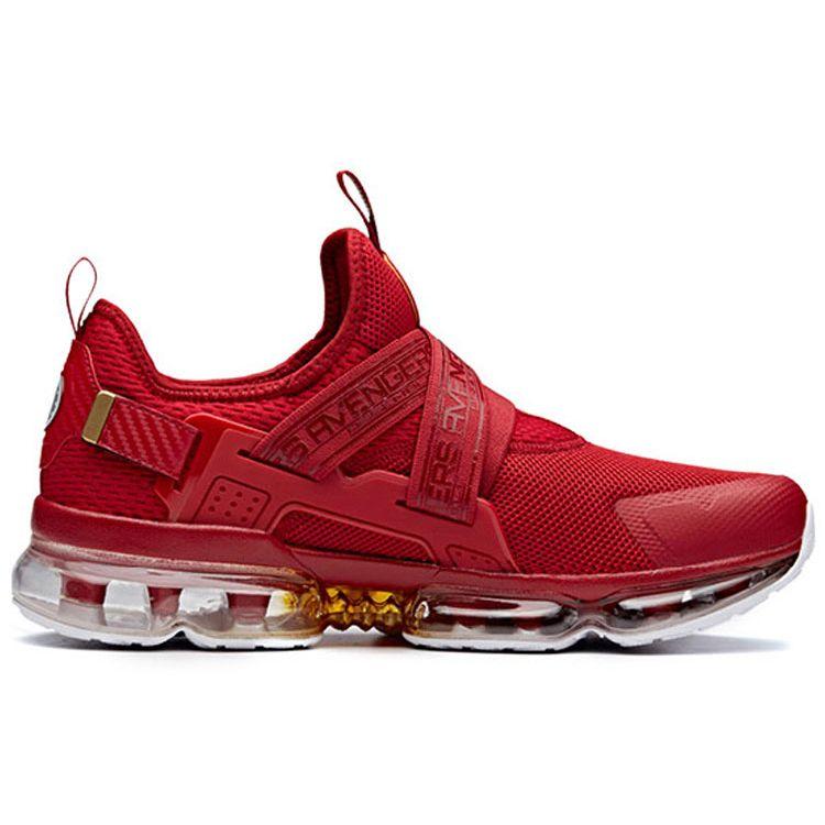 Anta Marvel X Iron Man Rutschfeste Leichte Low-Top Laufschuhe Herren Sneaker Rot 91845508-12