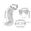 Adorable Animal Costume Set with Ears, Collar, and Tail for Theme Parties Festive Celebrations