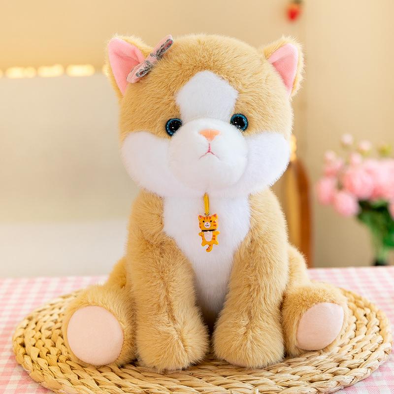 Creative Pendant Cat Doll Chinese Valentine's Day Gift Heartwarming Accompaniment Office Sleeping Pillow 8-inch Catch Doll