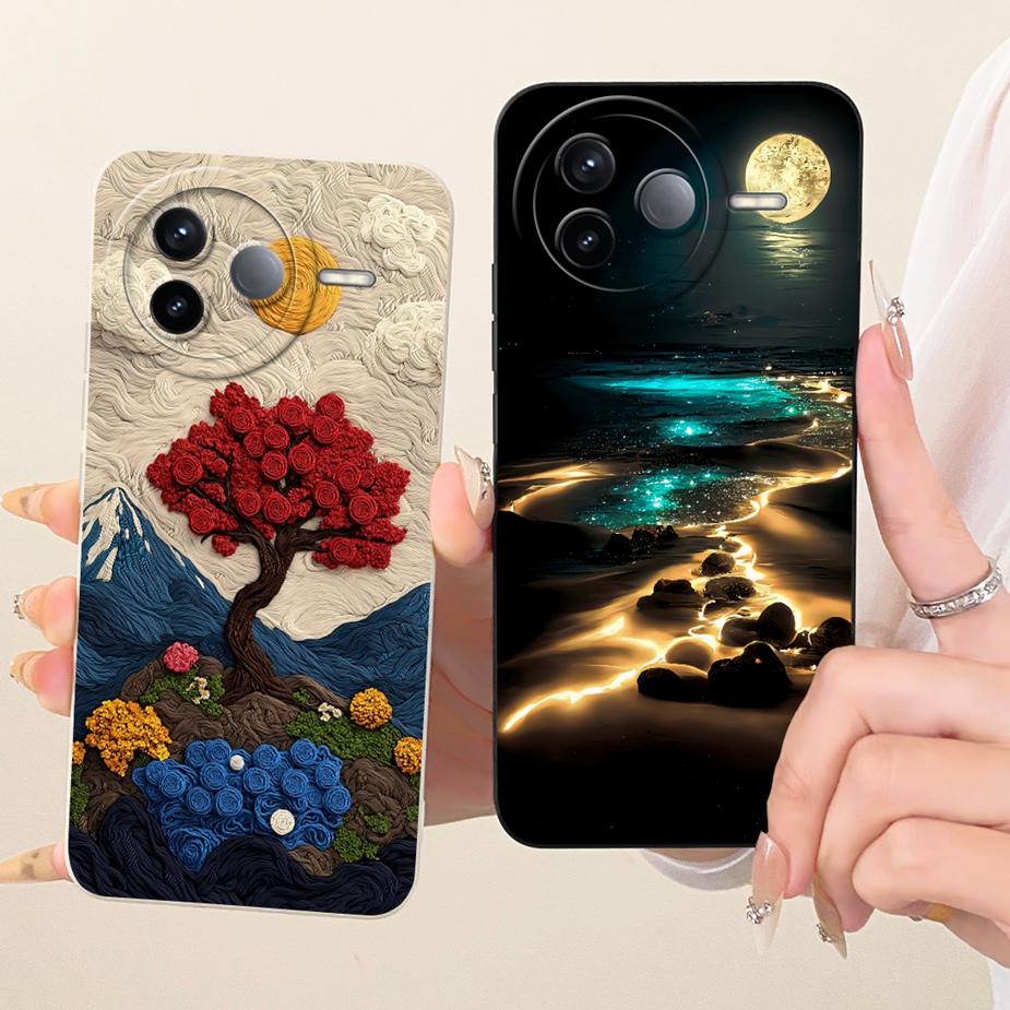 For Xiaomi Poco F7 Pro Ultra 5G Case Cool Owl Dragon Painted Cover Soft TPU Phone Case For Xiaomi Poco F7 Ultra PocoF7 Pro Shell