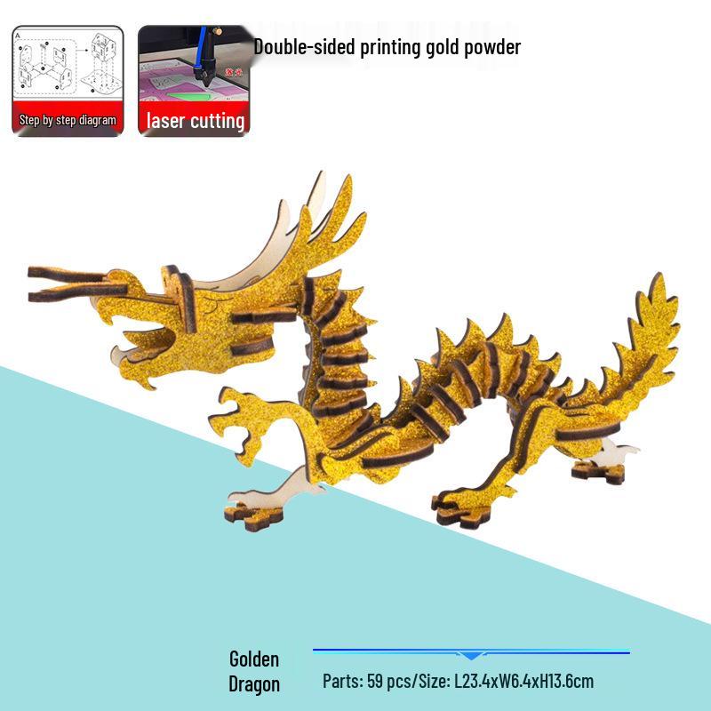 Handmade Wooden 3D Flower Building Blocks - DIY Architecture Model  Student Teaching Puzzle
