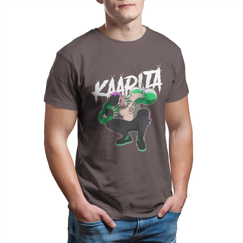 Kaarija Eurovision Cha Cha Cha Men's T Shirt  Leisure Tee Shirt Short Sleeve Crew Neck T-Shirt Cotton Classic Clothes