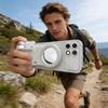 Magnetic Rotatable Camera Grip Wireless Selfie Handle With Shutter Travel Outdoor Sports Photography For Smartphone, Men Women