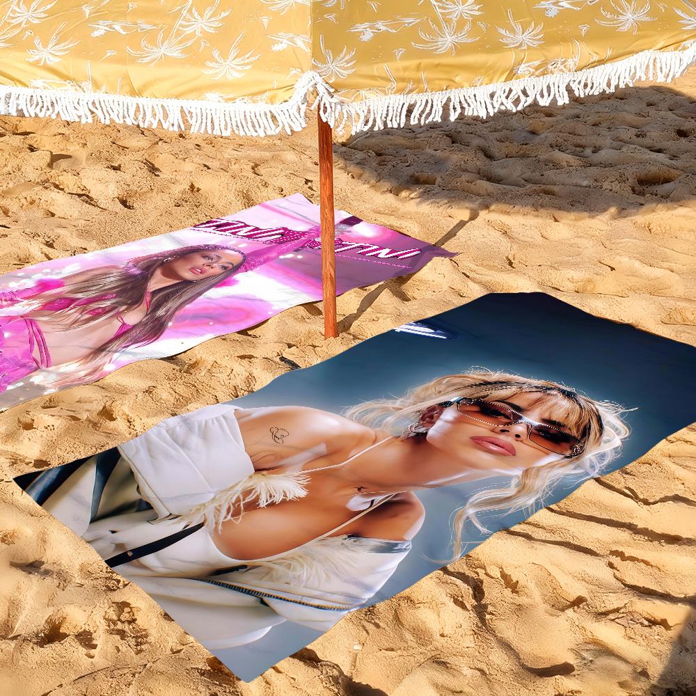 Argentine singer Tini Stoessel Towel Drying Bath Towel Applicable To Light Swimming Camping Yoga Beach Out