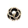 Korean Retro Camellia Pearl Chain Brooch