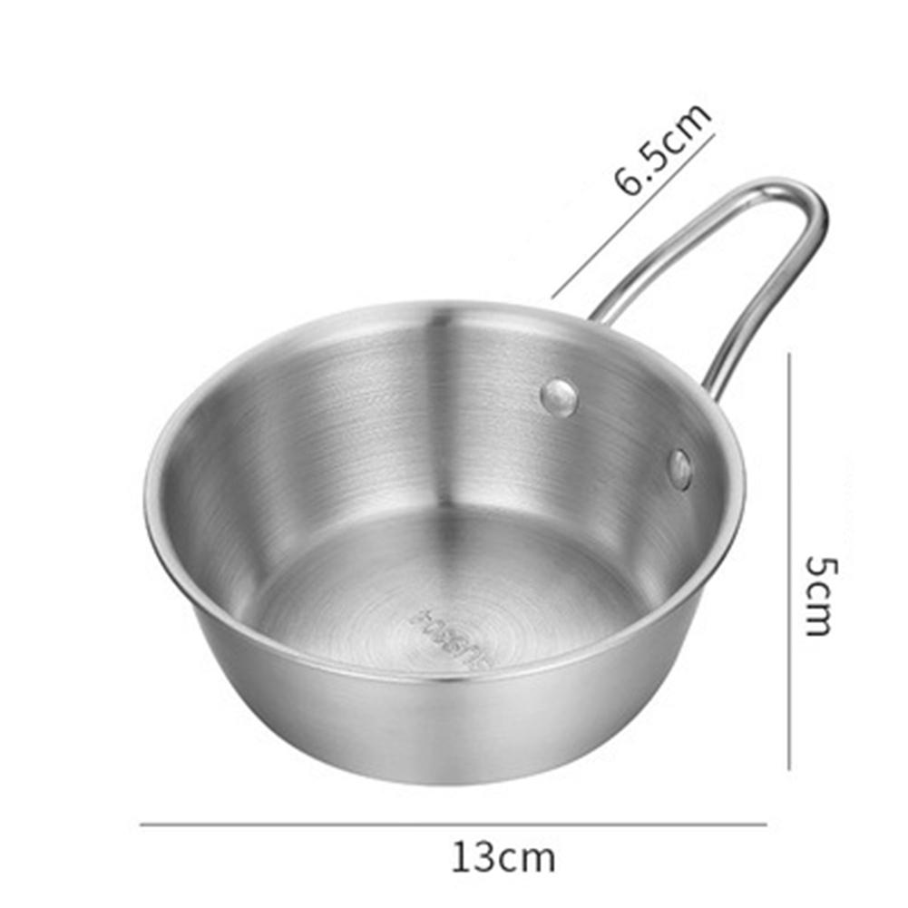 304 Stainless Steel Rice Bowl with Handle for Sauce and Cold Drinks