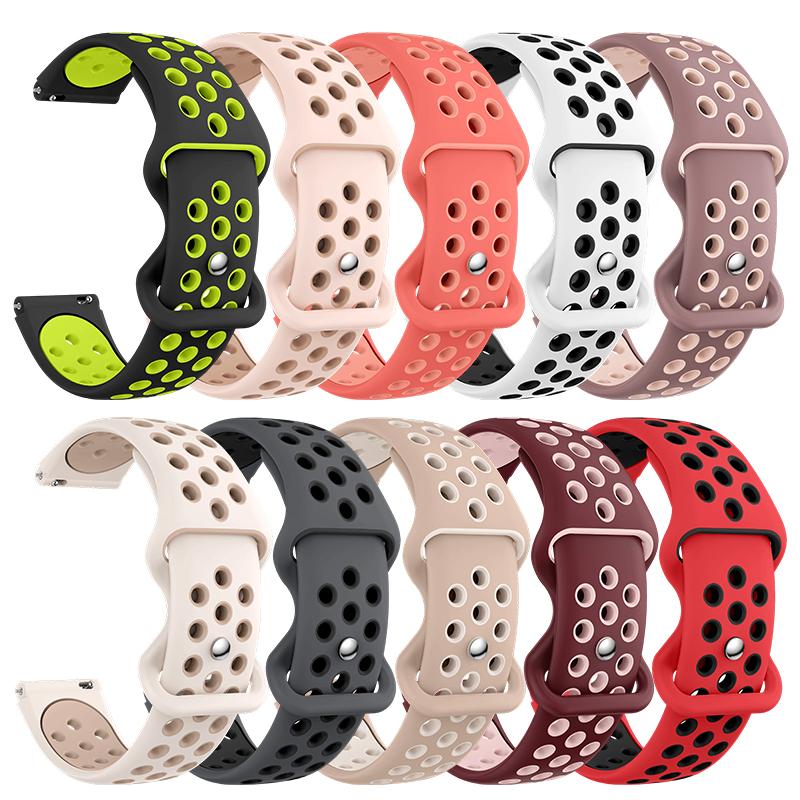 Atmungsaktives Rundloch-Armband Passend für OPPO Watch X2 Mini Smartwatch Armband Kompatibel mit Oneplus Watch 3 43mm Armband