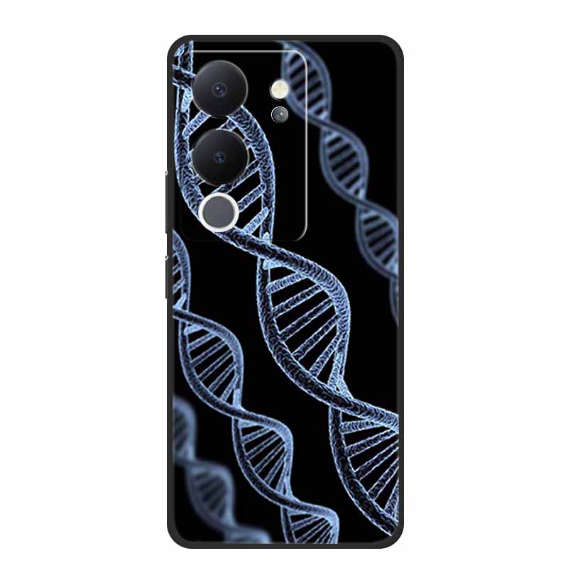 6.67" For Vivo V30 Lite Case Black Silicone Soft Phone Cases For Vivo V30 Lite Back Cover Case V 30 Lite Funda Coque Shell Capas