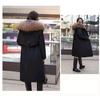 Women's Fur Detachable Shearling Winter Parka - Plus Size Warm Thick Down Jacket
