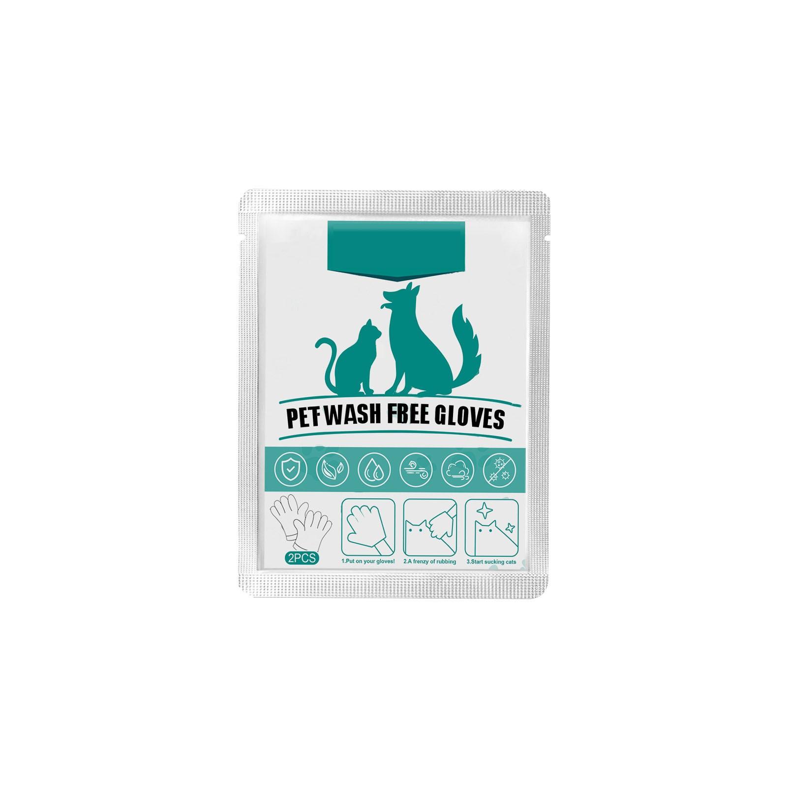 Pet Cleaning Gloves - Cleaning Duster Gloves Disposable Non-woven Cleaning Gloves Cleaning Products 2pcs 5ml