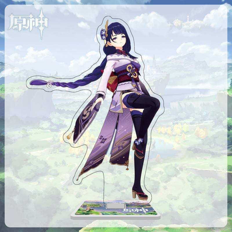 

Акриловая большая стойка высотой 16 см с персонажами из Мондштадта, Ли Юэ и Инадзума из Genshin Impact 16cm