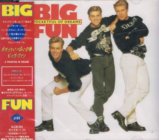 

CD BIG FUN - A Pocketful Of Dreams ALCB124 ALFA 1990 Japan Dance & Electronica Used