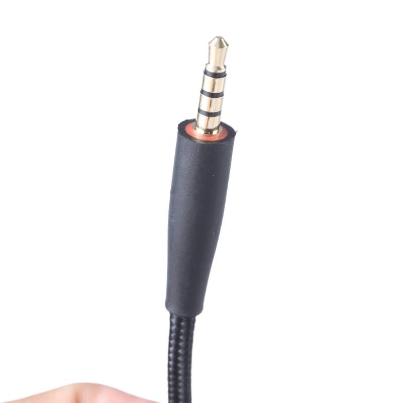 Durability Nylon Woven Headphone Cord for MMX100 Headphone Cable Easy Installation 3.5mm to Type C Replacement Wire