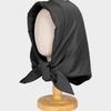 LOOKING4U The Cap Hooded Padding Scarf Muffler C1 Black