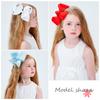 Cinta de Grosgrain Grande de 6 Pulgadas Lazos para el Cabello Lisos con Pinzas para Mujeres Niñas Niños Pinzas para el Cabello Tocado Boutique Broches para el Cabello Accesorios