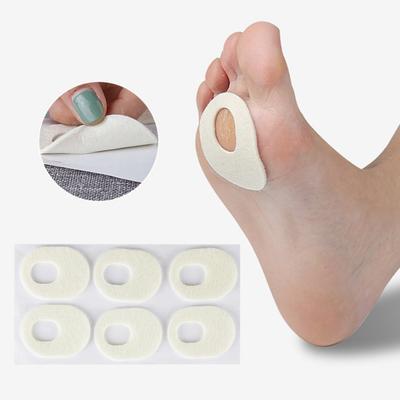Yousheng 6Pcs/Sheet Foot Patch Convenient Fits Tightly Invisible Wearing Corn Bunion Protectors Pads for Women
