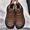 Męskie buty zimowe Outdoor Warm Snow Shoes Men Casual Oryginalne skórzane trampki Luksusowe męskie buty trekkingowe Męskie narzędzia do kostki