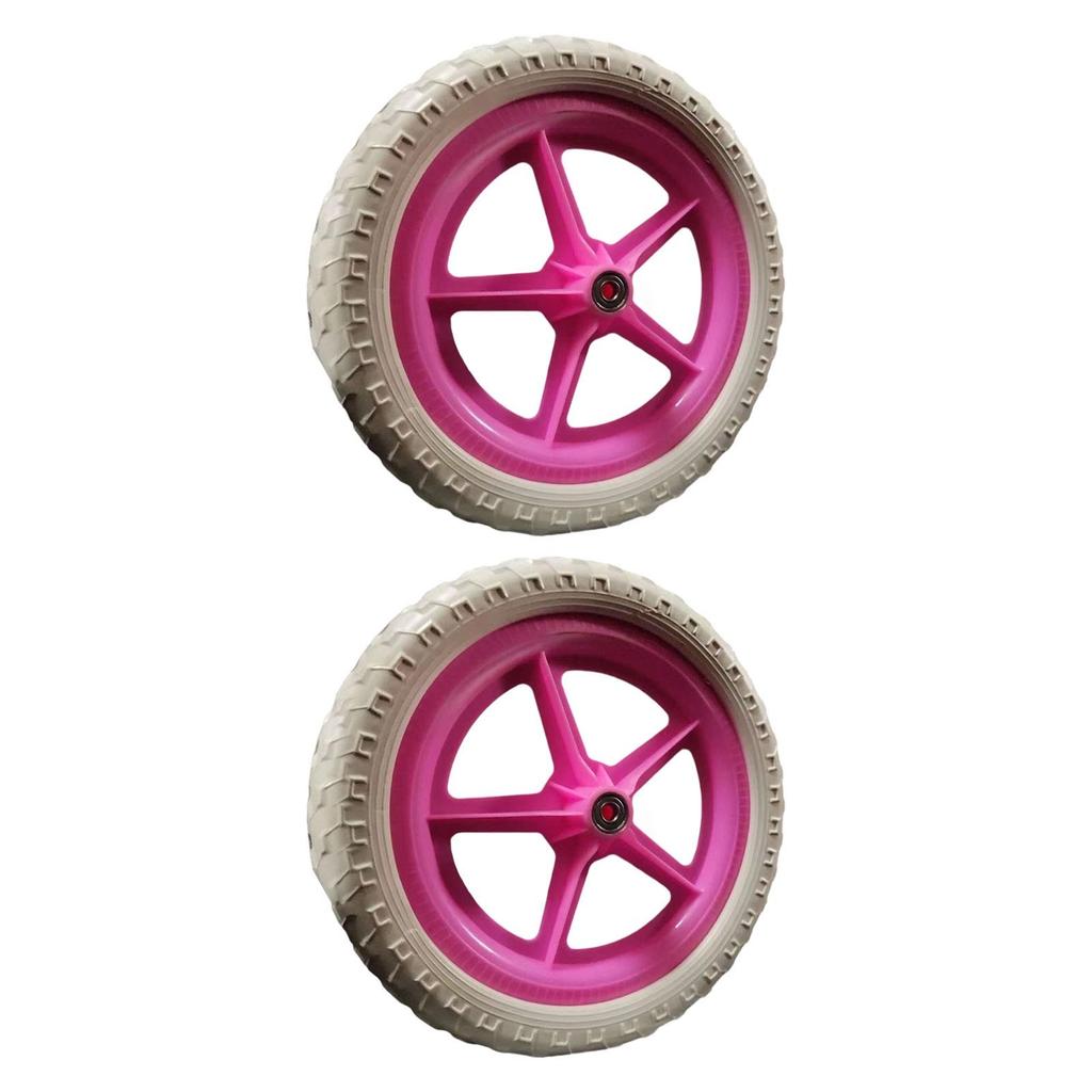 Balance Bike Replacement Wheels, ShockAbsorbing Training Airless Tires, PP PE Structure for