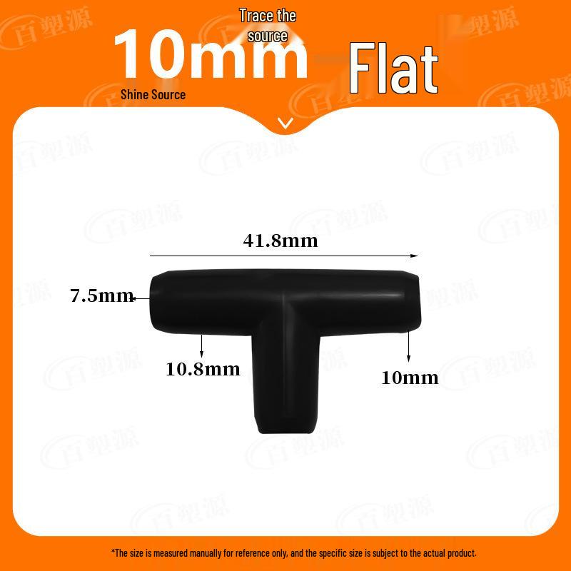 High-Temp Resistant Plastic Hose T-Connector, Quick Connect Fish Tank Accessory, PP Material