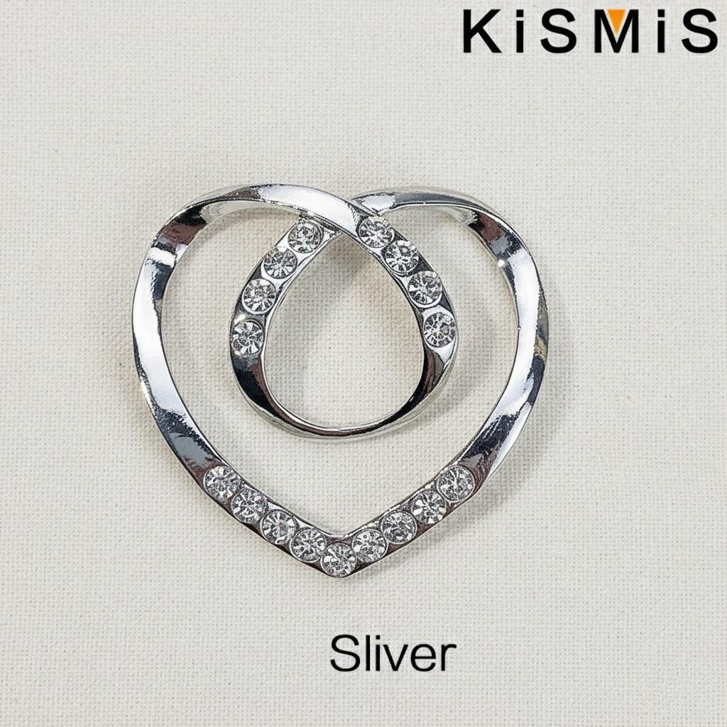 

All-match Brooch Scarf Pin Women Fashion Jewelry Corner Knot Decorative Accessories Wholesale Gift T-shirt Hem серебряный