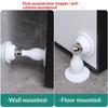 Magnetic Pvc Door Stopper No Drilling Strong Suction Protects Doors For Home Bedroom Office Bathroom