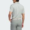 Adidas Ultimate365 Stripe Polo Shirt Golf Men Polo Shirt Silver-Grey-Green Miracle-Silver JF8999