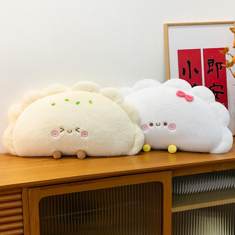 Dumplings Plush Toy With Soft Pp Cotton For Cafe Decor And Gift