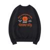 Couple Halloween Evil Pumpkin Head Sweater, Funny Print Fashion Party Hoodie