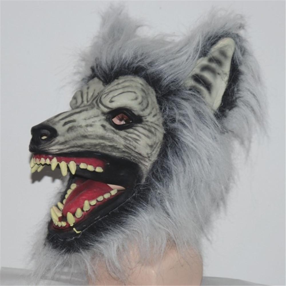 Lighted Wolf Head Mask With Claws For Halloween Costume And Cosplay