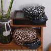Harajuku Rivet Leopard Hat Punk Flat Top Cap Fashion Y2k Beret Hat  for Women