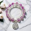 Daisy Popcorn Beaded Bracelet: Elegant Women's Hand Jewelry