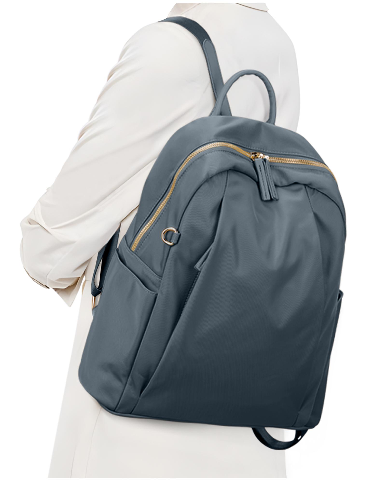 

Backpacks for Women School Bags Cute Vintage College Laptop Backpacks Personalized Bagpack Solid Girls Teenages Casual Mochilas темно-синий