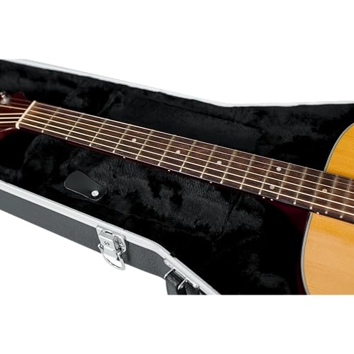 Gator Cases Hard Case for Acoustic Guitars, Dreadnought Compatible, ABS Construction, GC Guitar Series, GC-DREAD-S [Official Japanese Product]