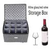 Wine Glass Storage Holds 12 Wine Glasses Or Wine Foldable Storage Box Can Also Be Used For Clothing Shlm