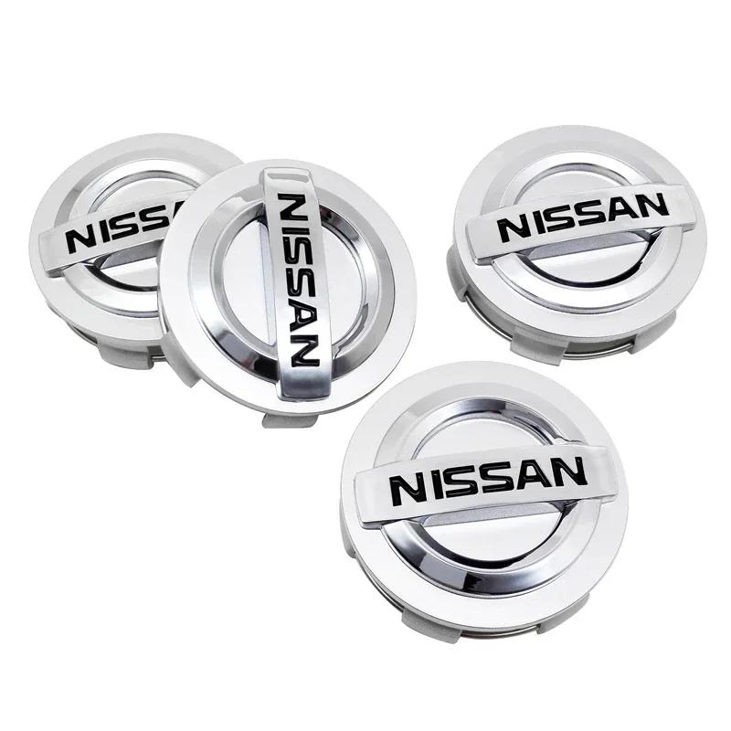 4 Pezzi Copricerchi Centrali per Ruote Auto Copertura Cerchi per Nissan Qashqai j11 Juke GTR X-Trail Patrol Micra Navara Tiida Murano Sentra Leaf