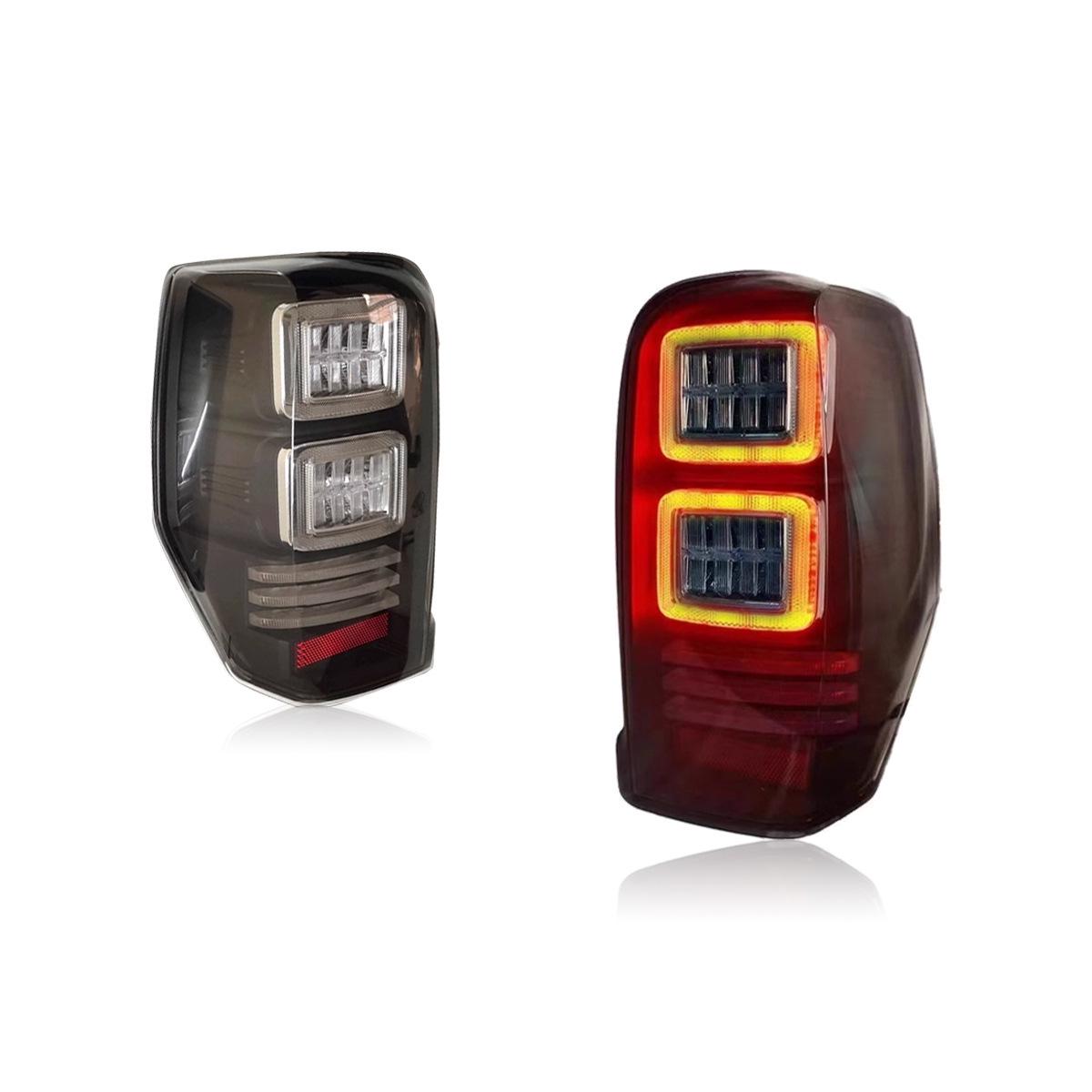 

Fits 19-23 Mitsubishi L200 Triton: LED Tail Light Assembly with Flowing Turn Signals