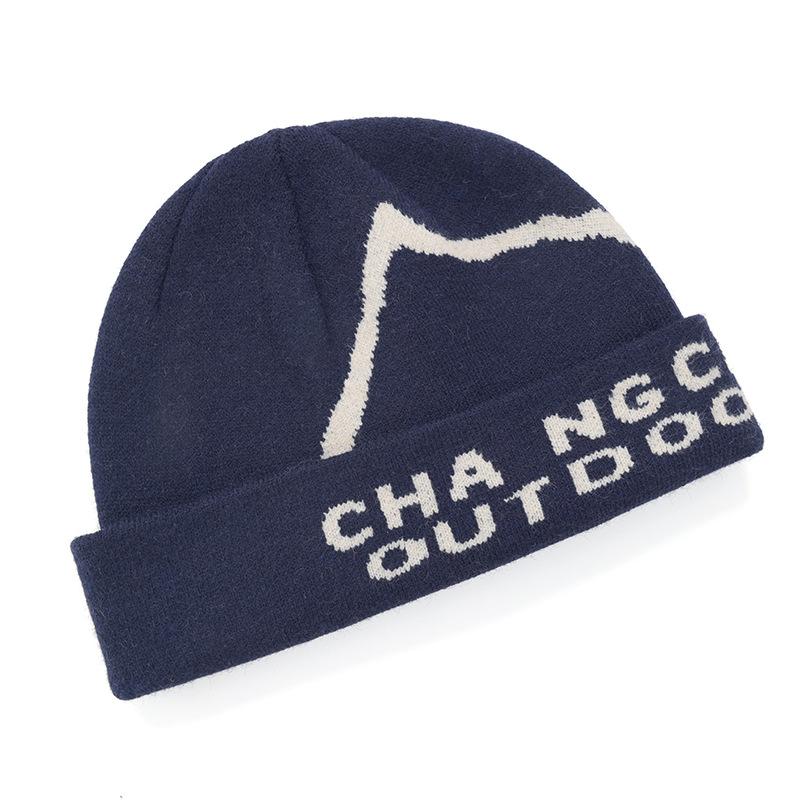 

Жаккардовая вязаная шапка для мужчин и женщин на осень и зиму Новая хип-хоп скейтборд защита ушей худи для кемпинга альпинизма холодостойкая шапка 54-62cm