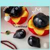 Relaxing Toy Wooden Fish For Stress Relief Plastic Material Various Sizes Gift For Office