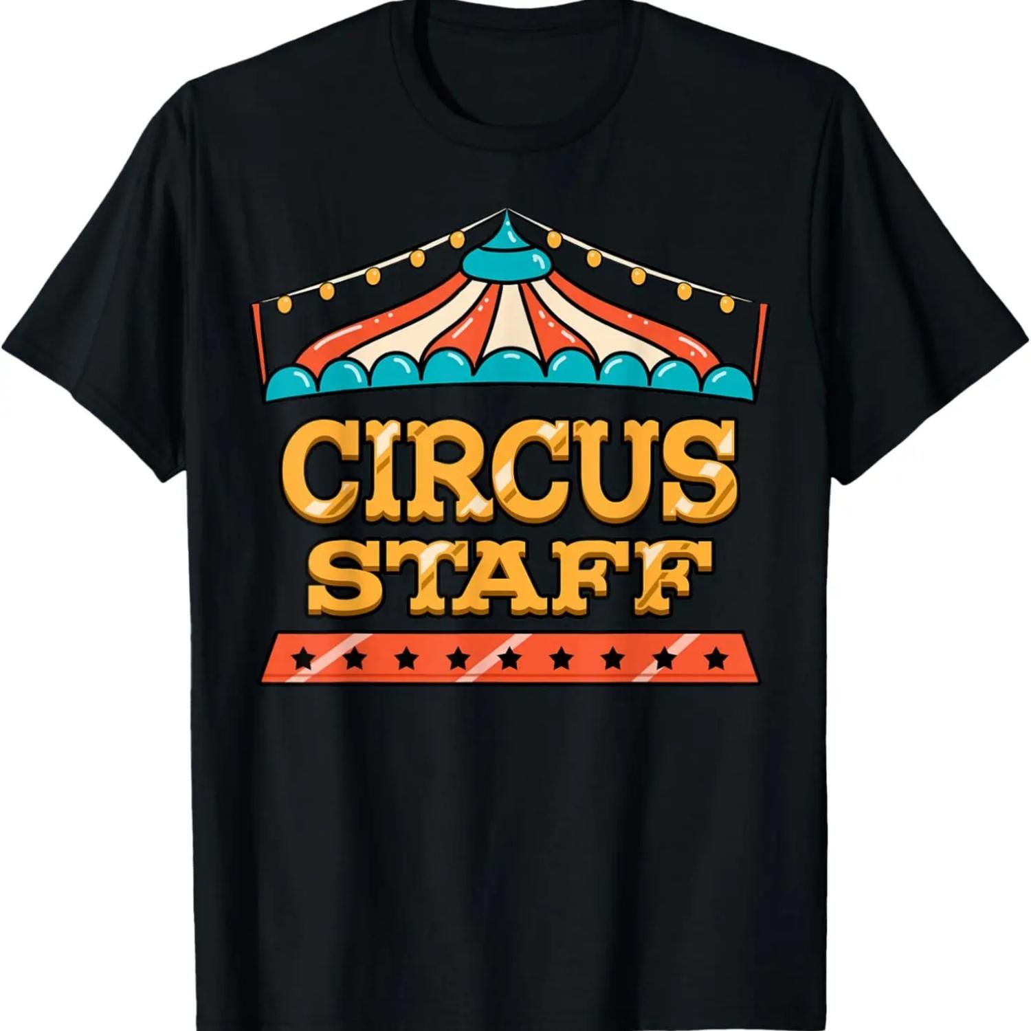 Цирковой персонал Карнавальная палатка Команда Клоун Шоу Ведущий Арена Подарочная футболка S