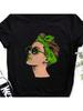 Wounisex's T-Shirt Cool Interesting Letters Printed Tees Female Summer Tshirt Woman Round Neck Casual Tshirt Tops
