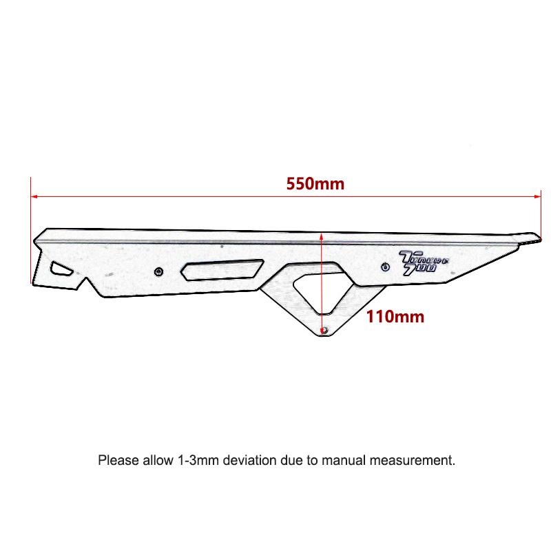 For Yamaha Tenere 700 Tenere700 XTZ 690 700 T700 2019 2020 2021 2022 2023 Motorcycle Chain Guard Protection Cover Guide Stablize
