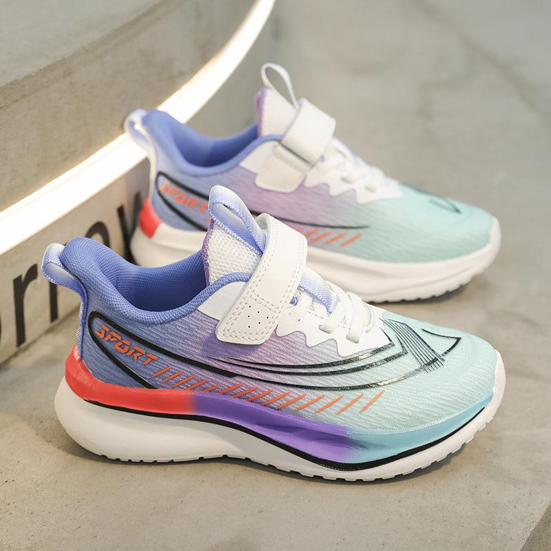 Children's Red Rabbit Series 7Pro Running Shoes Mesh Breathable Medium and Older Children's Velcro Boys' Non-slip Putian Sneakers