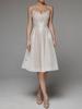 2021 Frühling/Sommer Damen Europäisches & Amerikanisches Besticktes Ärmelloses Sexy Langes Abendkleid
