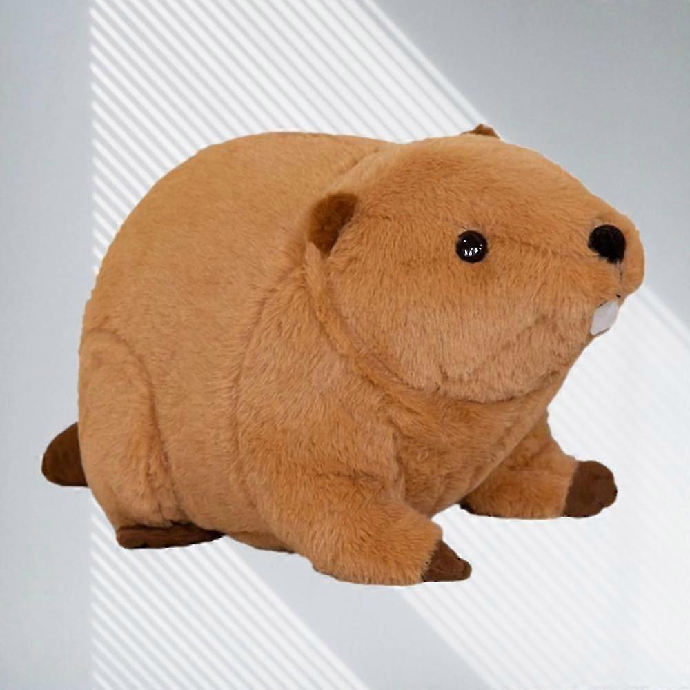 SSRGV Lifelike Beaver Stuffed Animal with Big Front Teeth Animated Plush Toy Doll Super Realistic Beaver Act Like Real Excellent Gifts 17.7 Inches