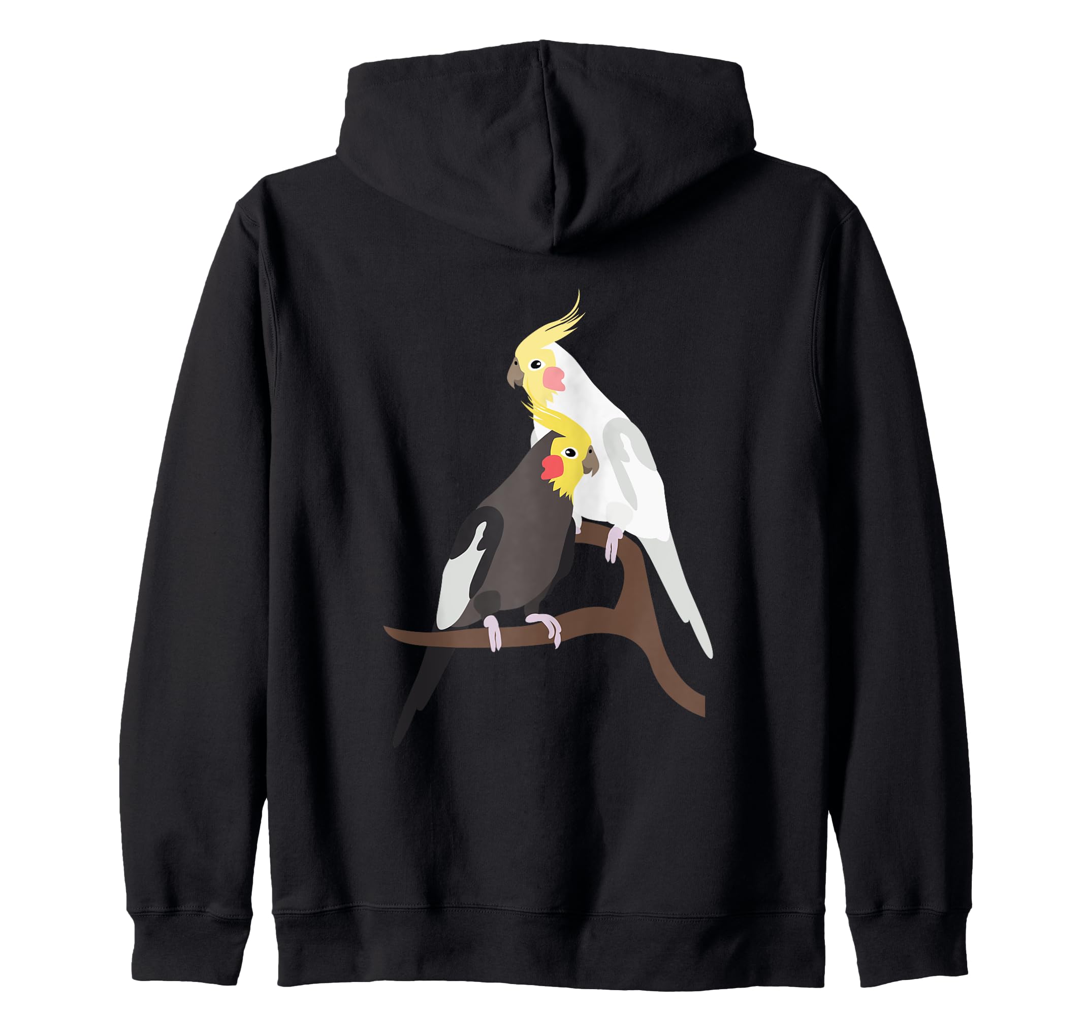 

Cockatiel Bird Pair Zip Parka чёрный