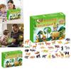 Animal Countdown Calendar Kit With Plastic Toy Figures For Young Adults Holiday Decor