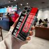 Husă de telefon AC M-Milan-S Pentru IPhone 17 Pro Max 15 Pro 16 14 Plus 12 13 Mini 11 Pro Capac din Sticlă Galvanizată Rezistent la Șocuri